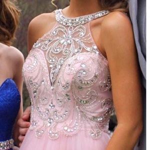Pink prom dress